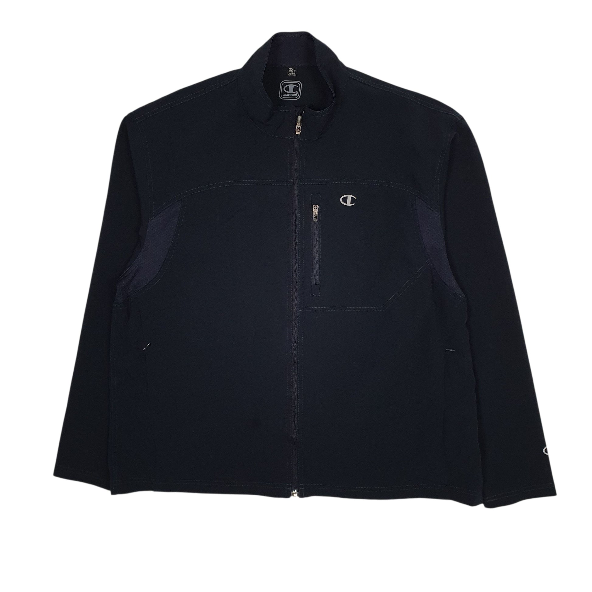 Mens Navy Champion  Full Zip Coat