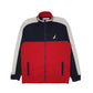 Mens Red Nautica  Full Zip Jumper