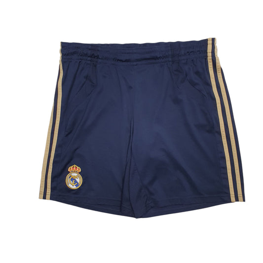 Mens Navy Adidas Real Madrid FC 2007/08 Official Kit Sport Shorts