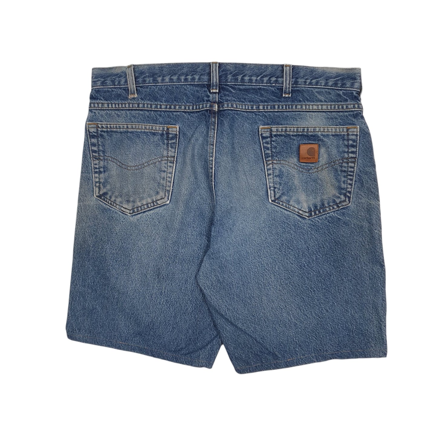 Mens Blue Carhartt   Shorts