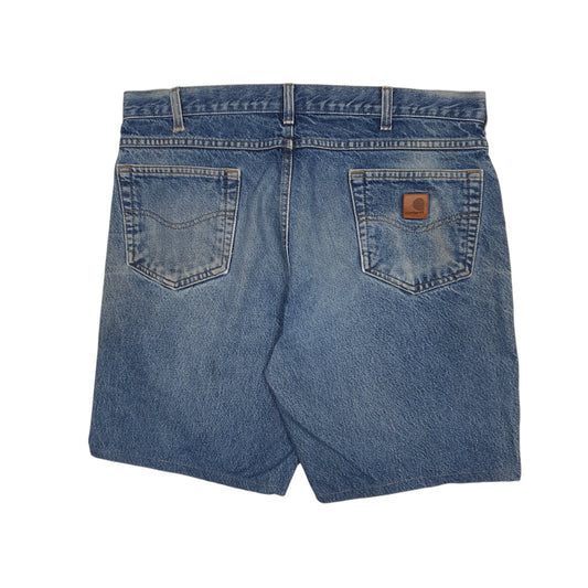 Mens Blue Carhartt   Shorts