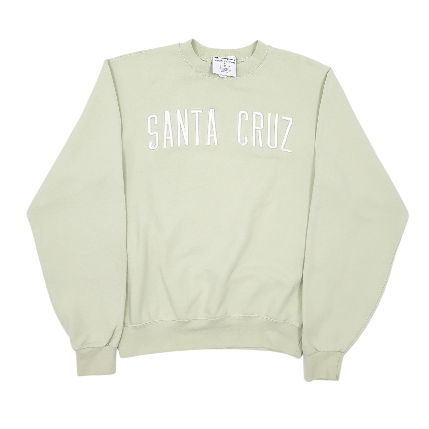 Mens Green Champion Santa Cruz Crewneck Jumper