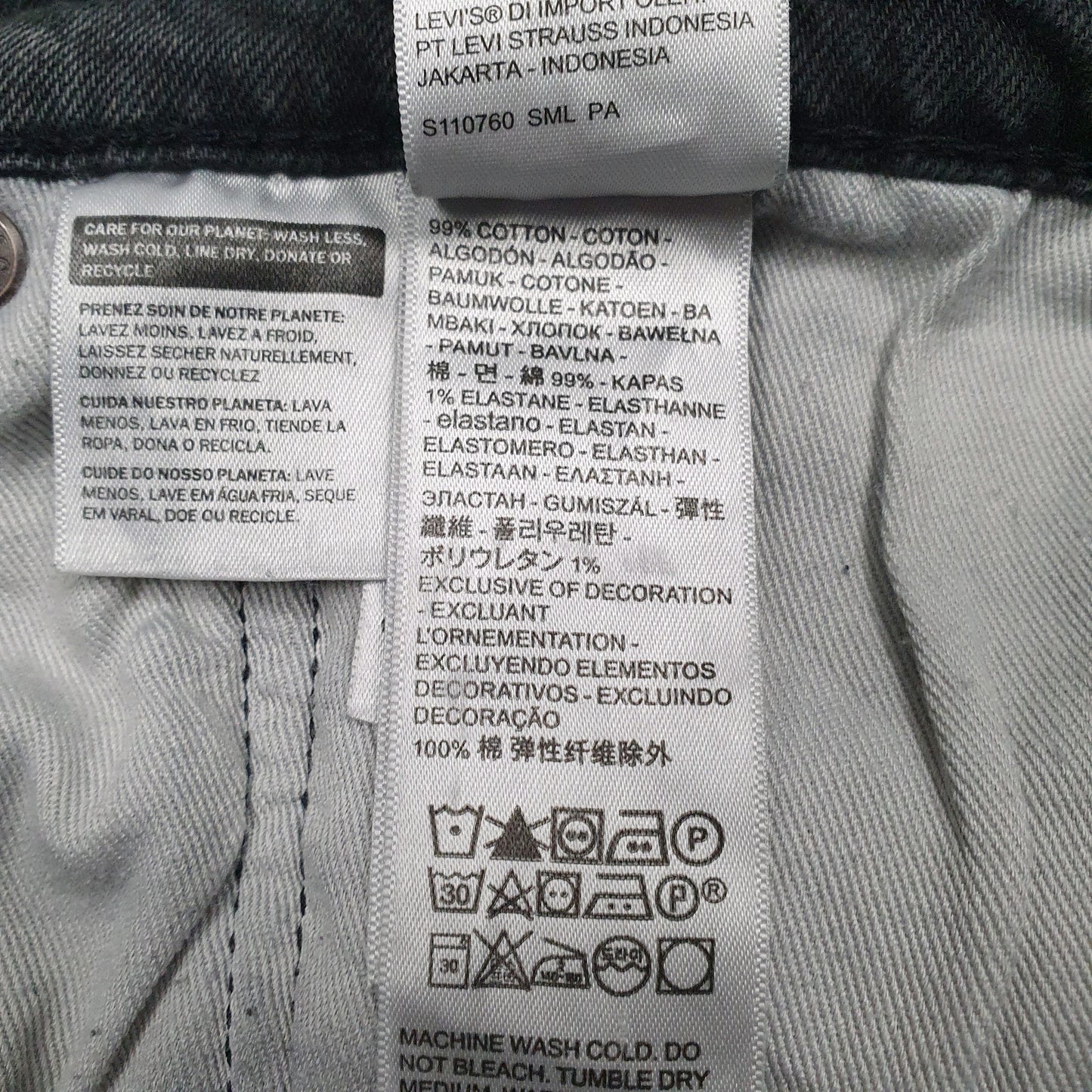 Mens Grey Levis   Jeans