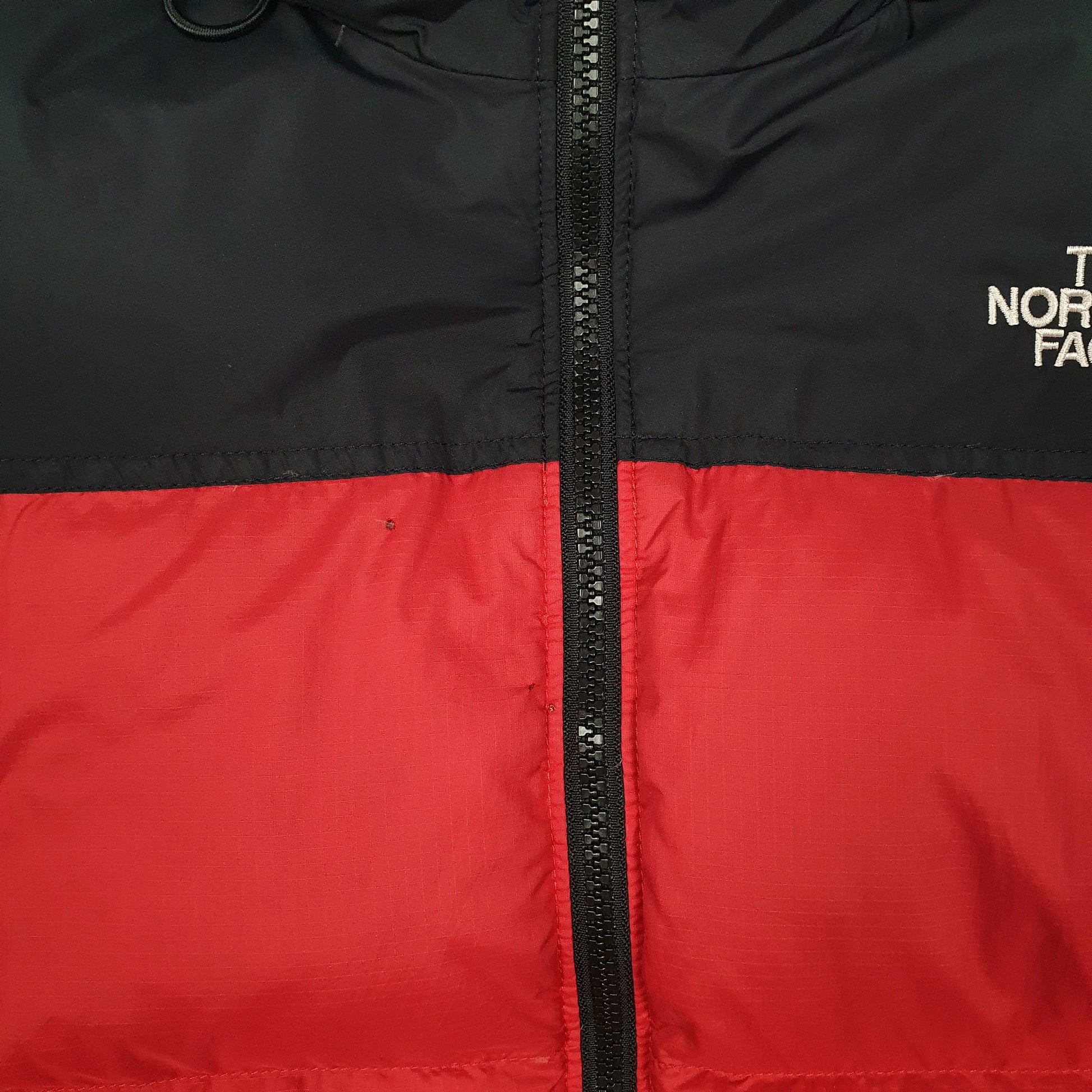 Womens Red The North Face Nuptse  Coat