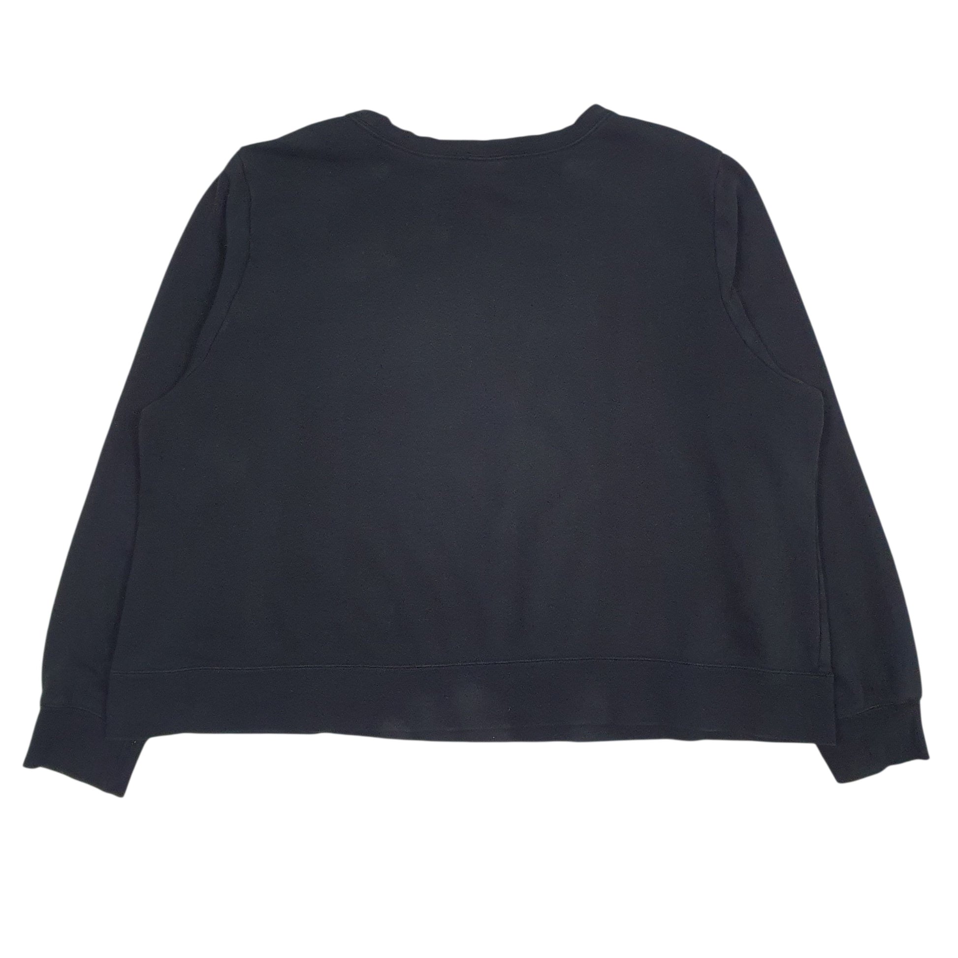 Womens Black Nike  Crewneck Jumper