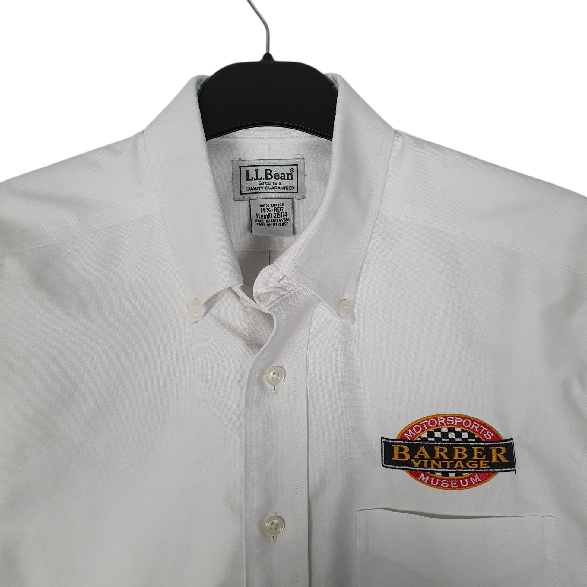 Mens White L.L.Bean   Shirt