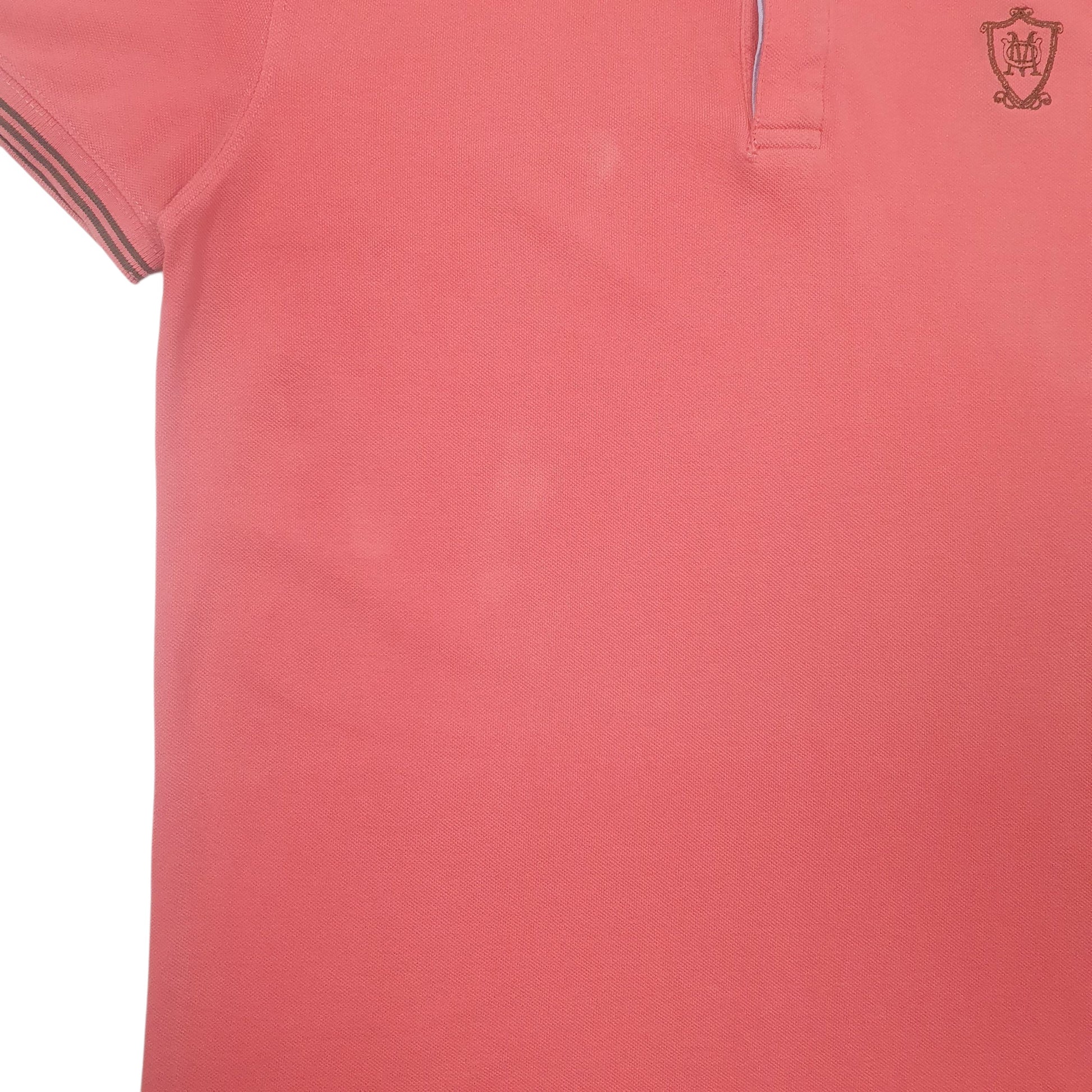 Mens Pink Massimo Dutti   Polo Shirt