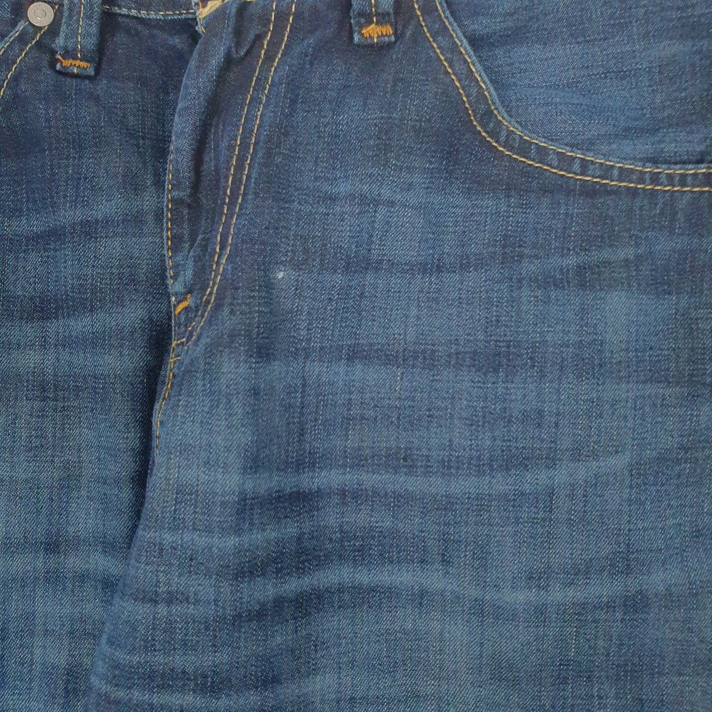 Mens Blue Levis Distressed  Jeans