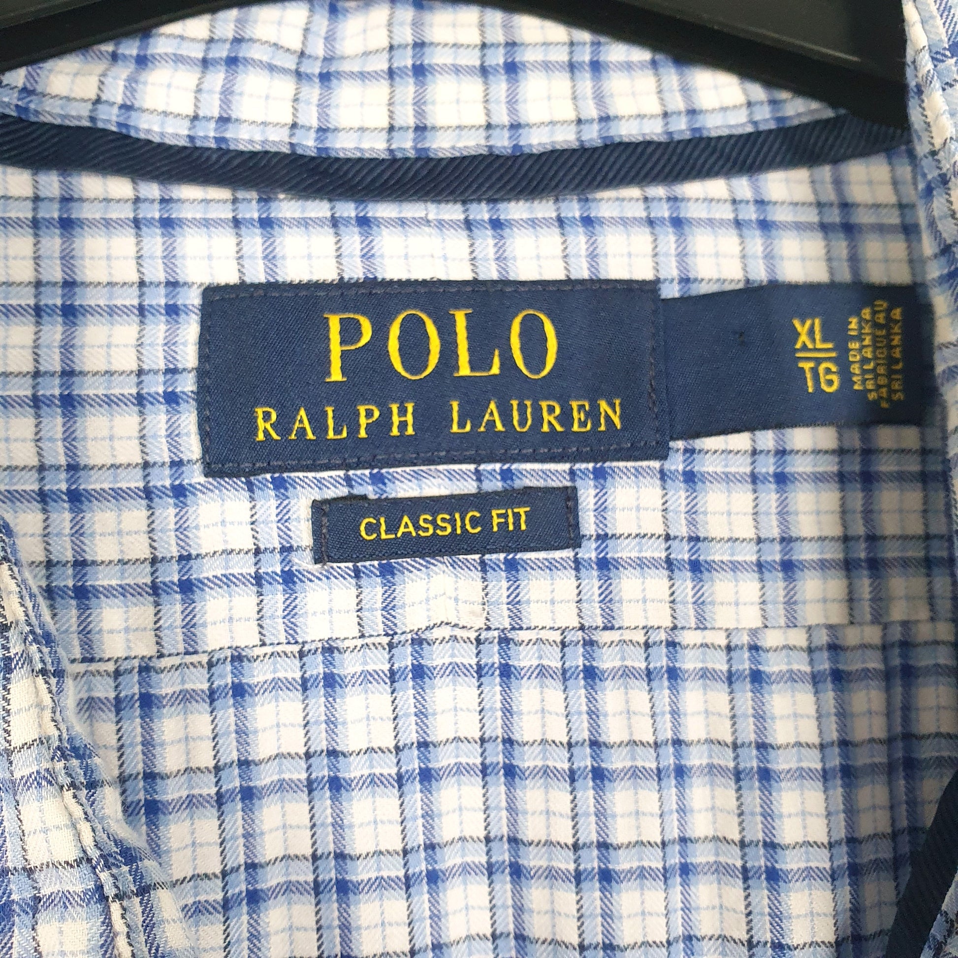 Mens Blue Polo Ralph Lauren   Shirt