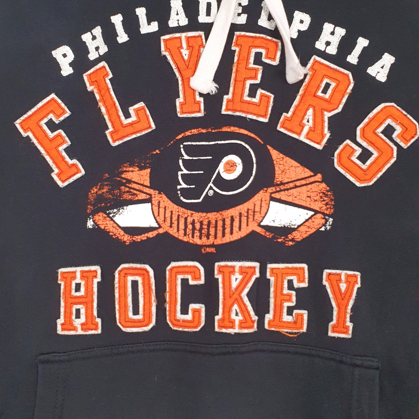 Mens Black NHL Philadelphia Flyers Hoodie Jumper