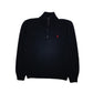 Mens Black Polo Ralph Lauren  Quarter Zip Jumper