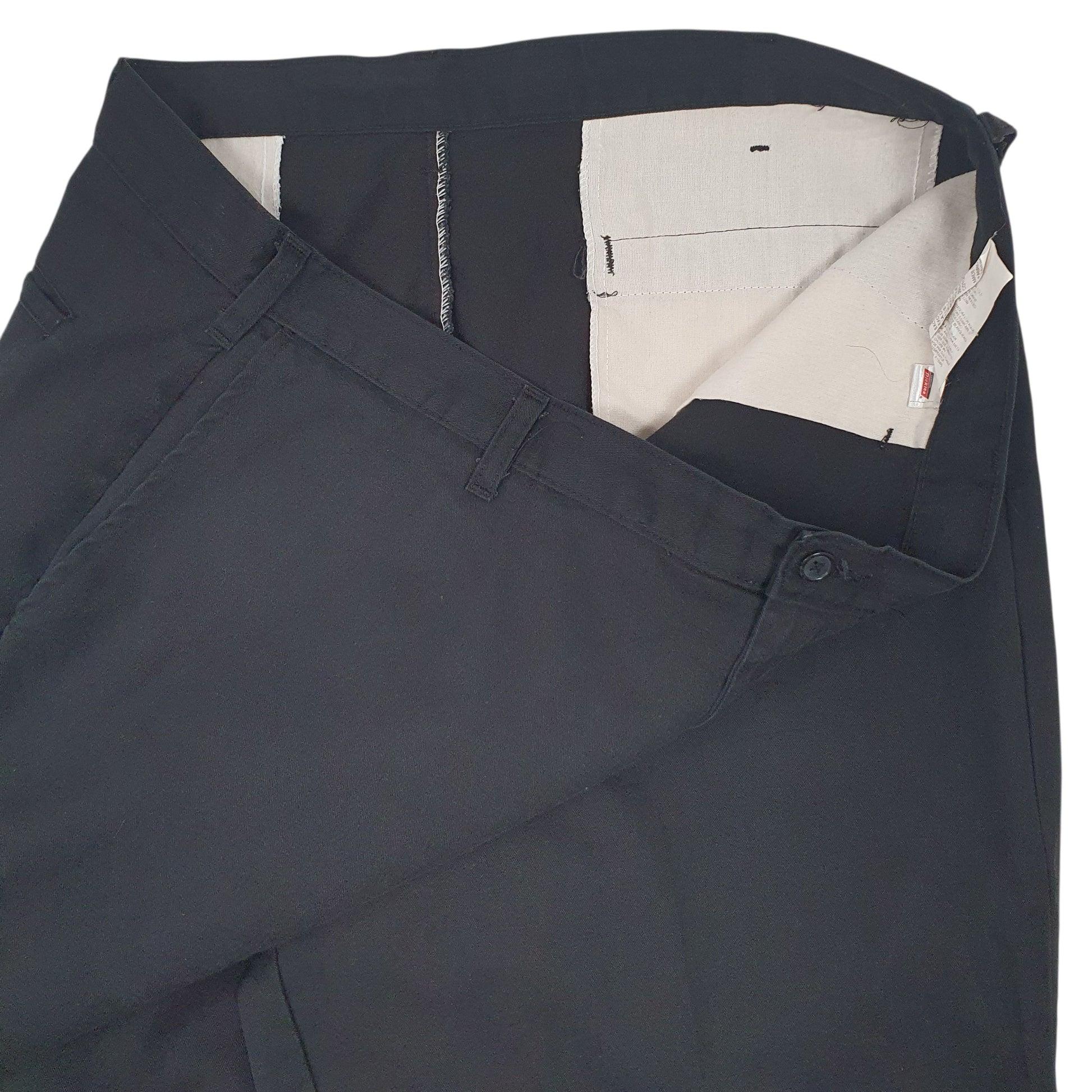 Mens Black Dickies Workwear  Trousers