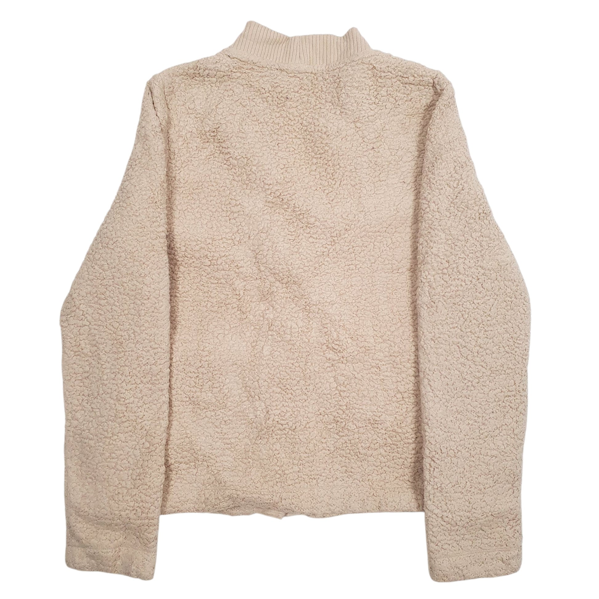 Womens Beige Tommy Hilfiger Sherpa Cardigan Jumper