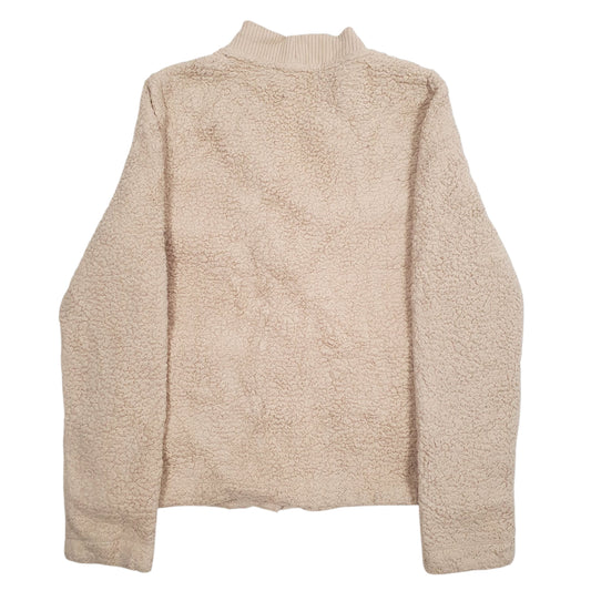 Womens Beige Tommy Hilfiger Sherpa Cardigan Jumper