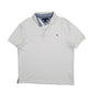 Mens White Tommy Hilfiger  Short Sleeve Polo Shirt