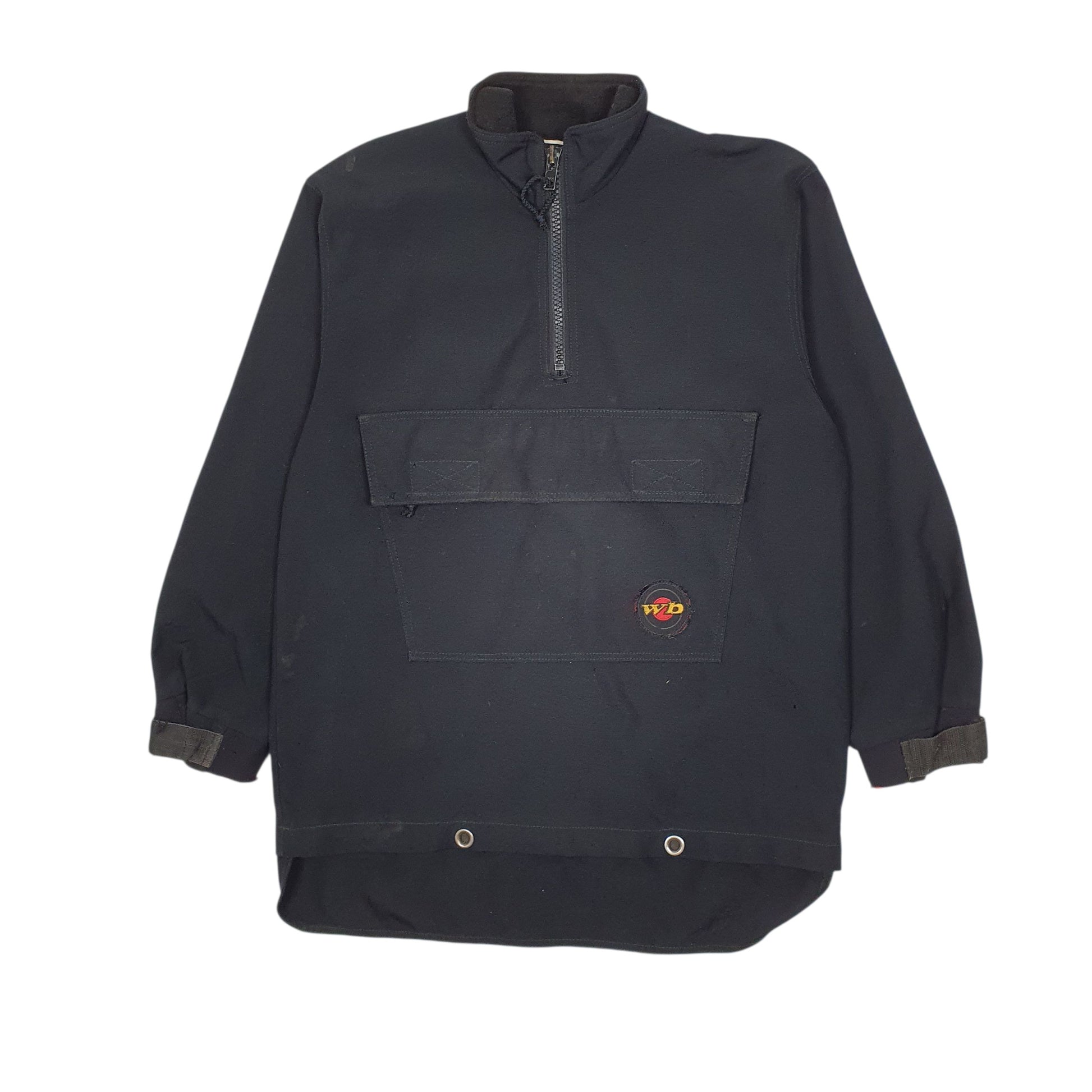 Mens Black Unbranded Pullover Hoodie Smock  Coat