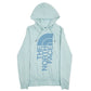 Womens Blue The North Face Spellout Hoodie Jumper