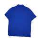 Mens Blue Polo Ralph Lauren Several small faint stains around collar and buttons. Fading to sides of collar. Small black marks on back of left sleeve.  Polo Shirt