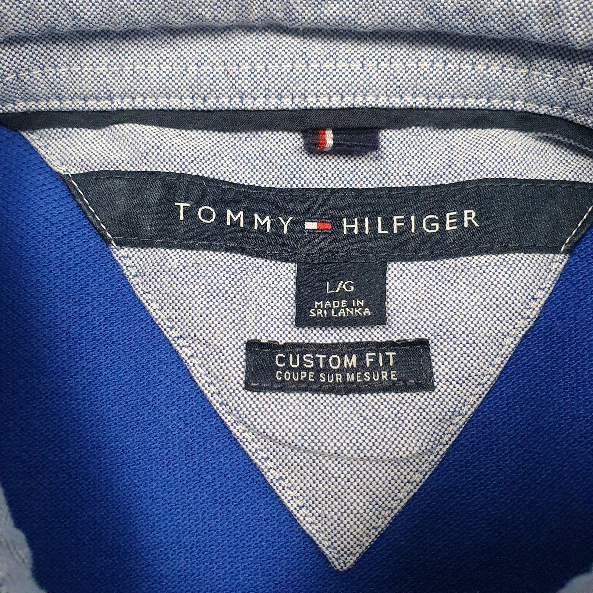 Mens Blue Tommy Hilfiger   Polo Shirt