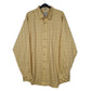 Mens Yellow L.L.Bean  Long Sleeve Shirt