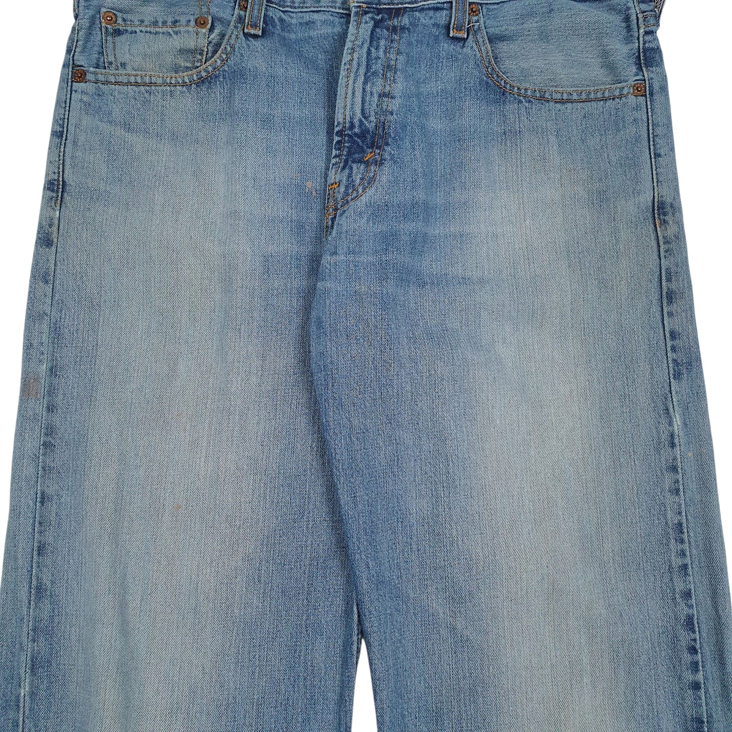 Mens Blue Levis Distressed  Jeans