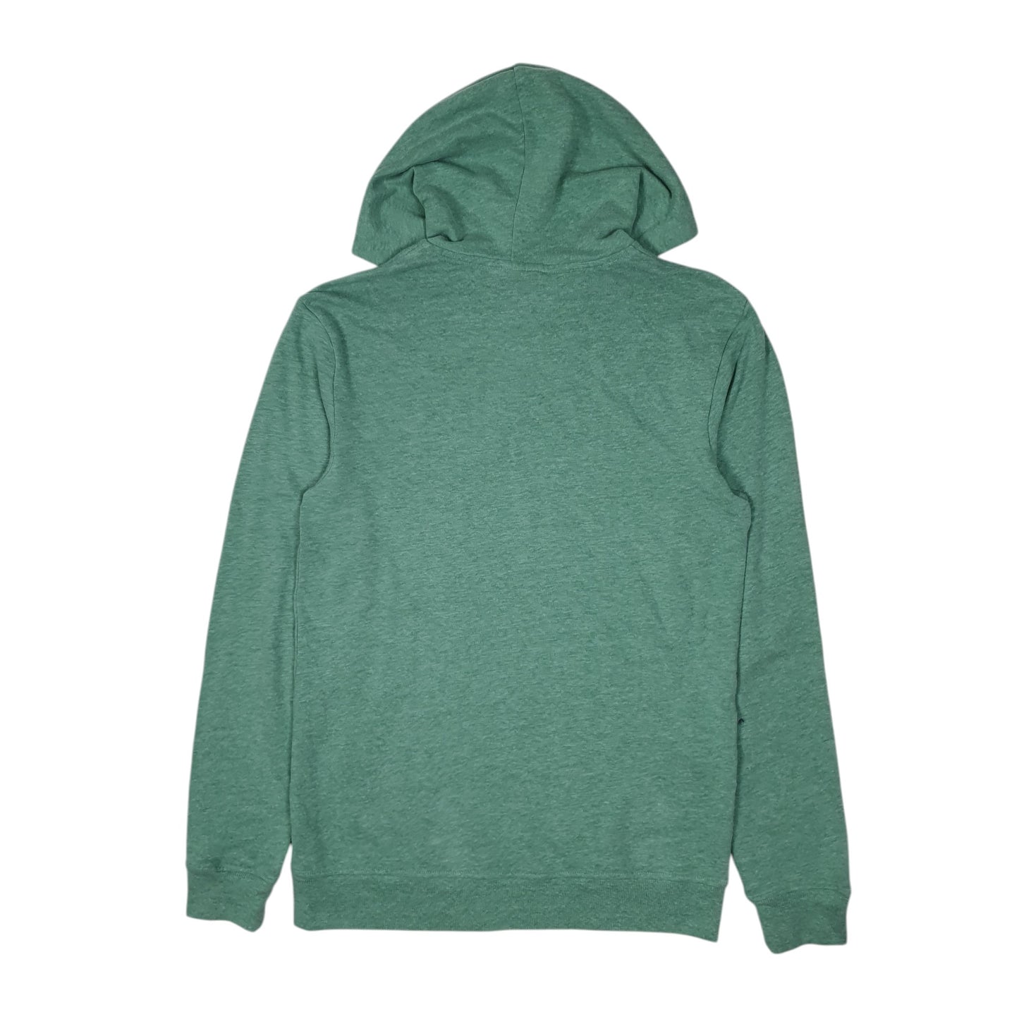 Mens Green Calvin Klein Spellout Lightweight Hoodie Jumper