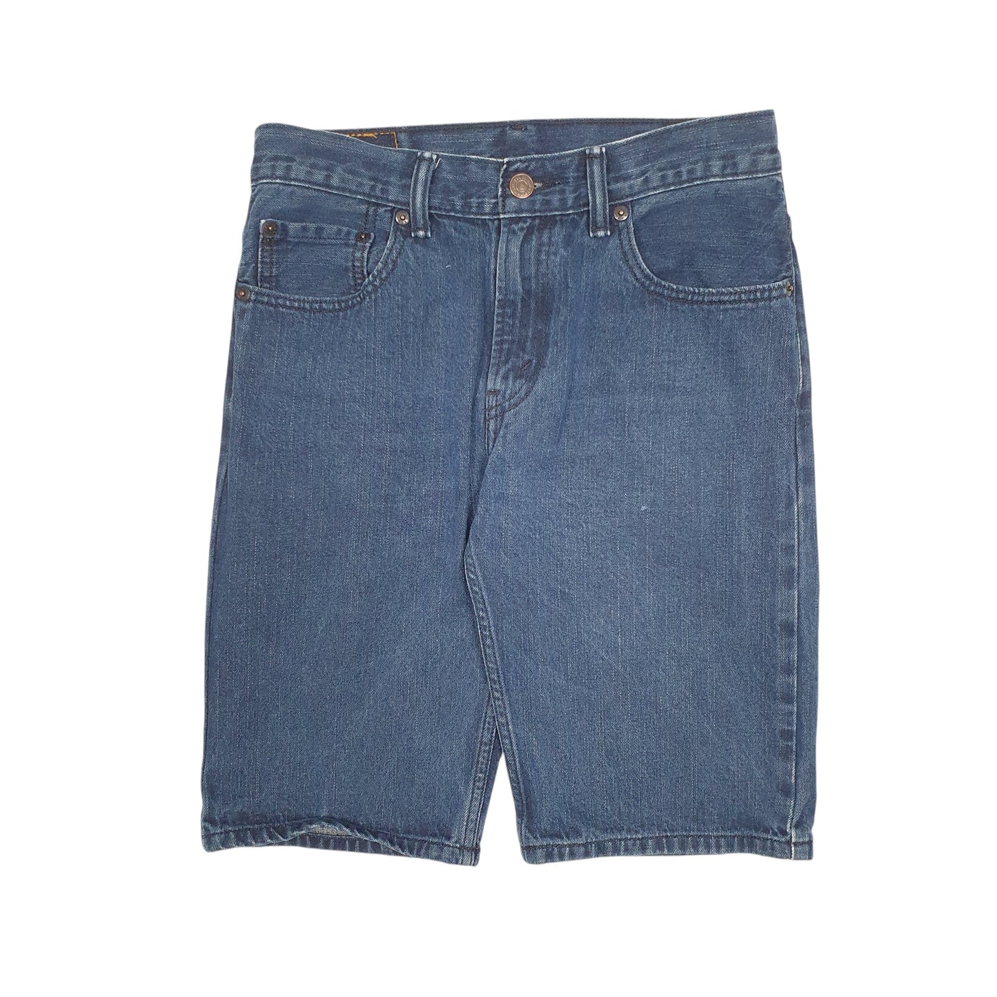 Mens Blue Levis 505 Denim Shorts