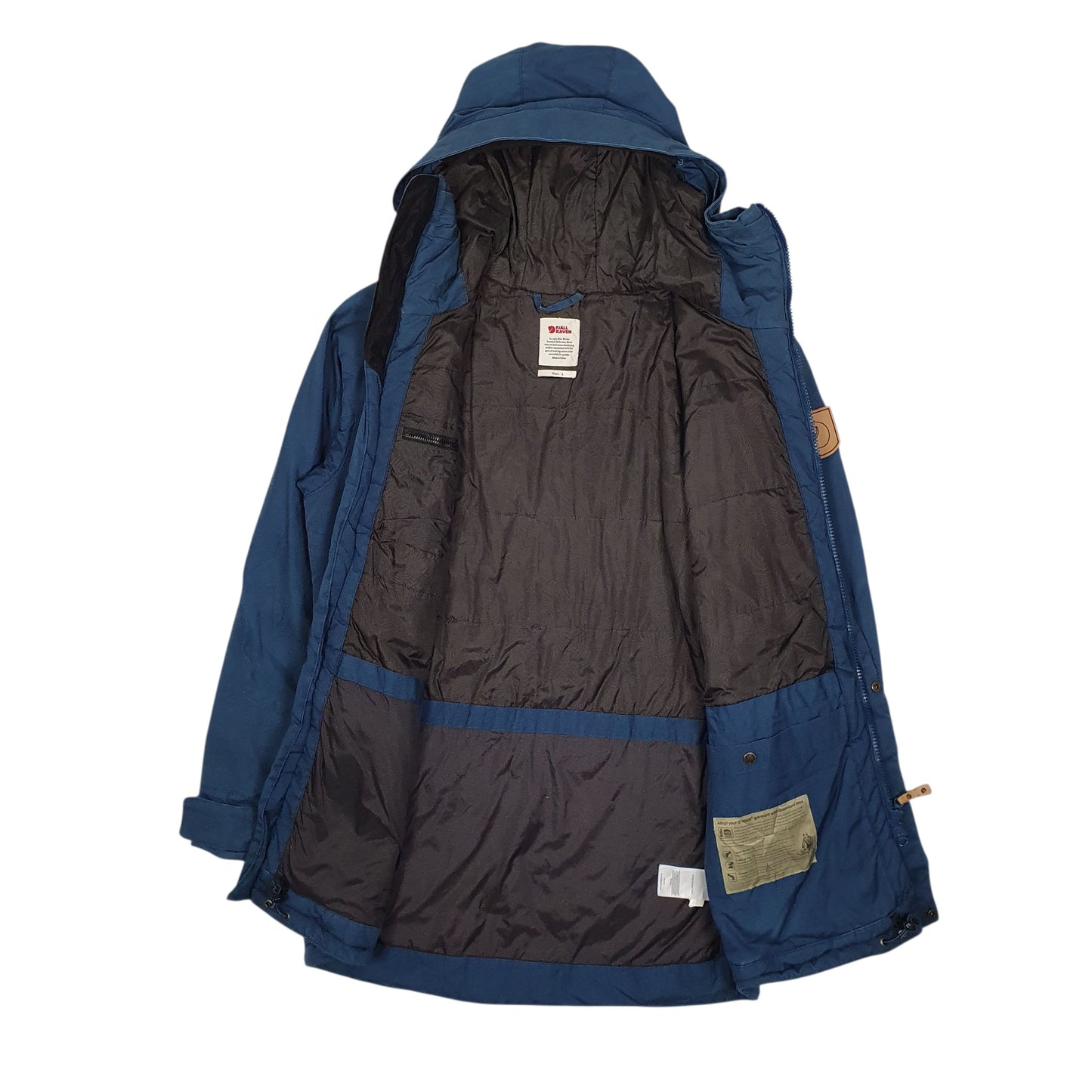Mens Blue Fjallraven Barents  Coat