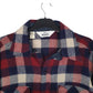 Mens Burgundy Woolrich Thick Shacket Jacket  Shirt
