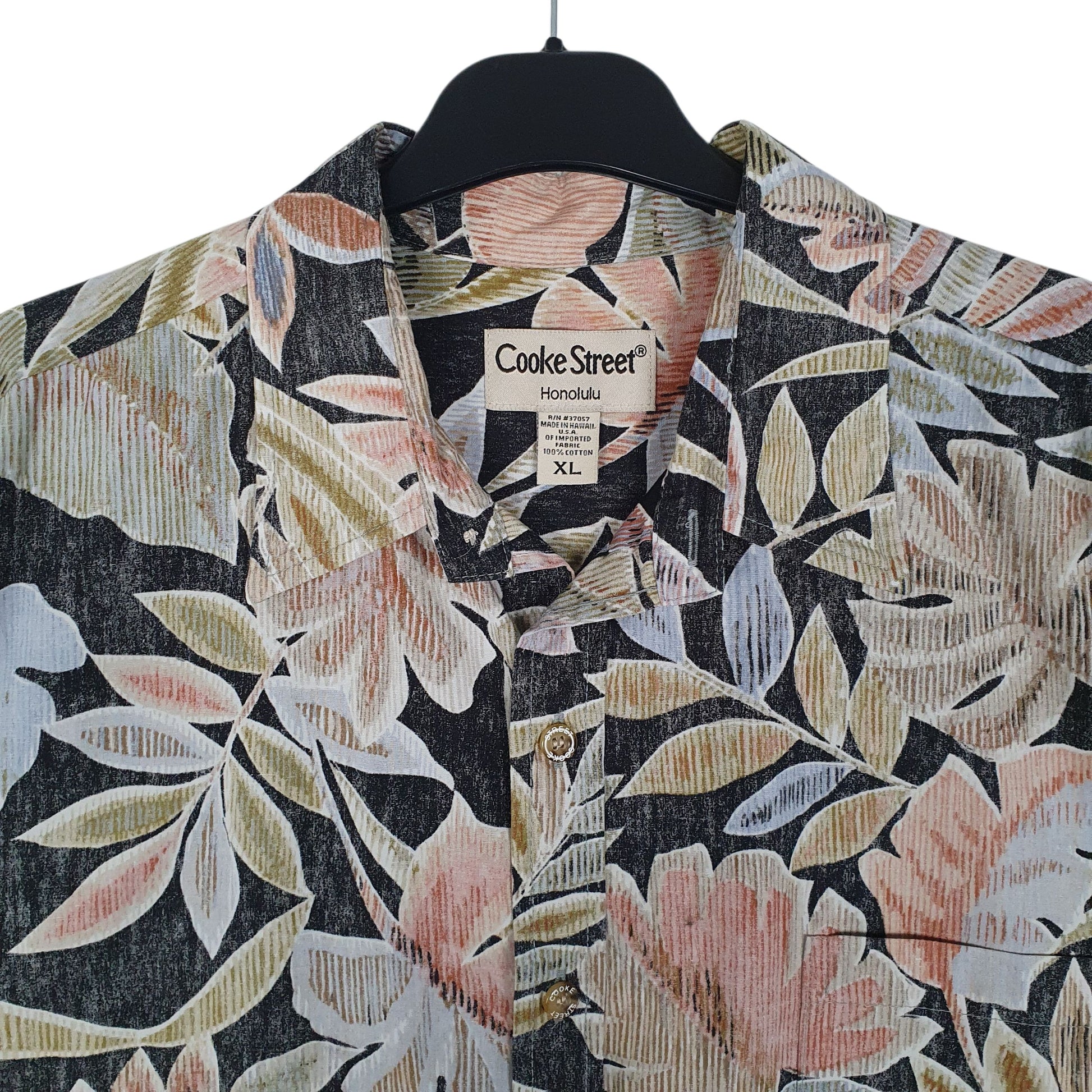 Mens Black Cooke Street   Shirt