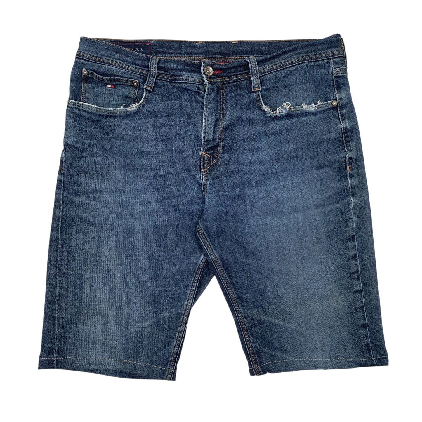 Mens Blue Tommy Hilfiger  Denim Shorts