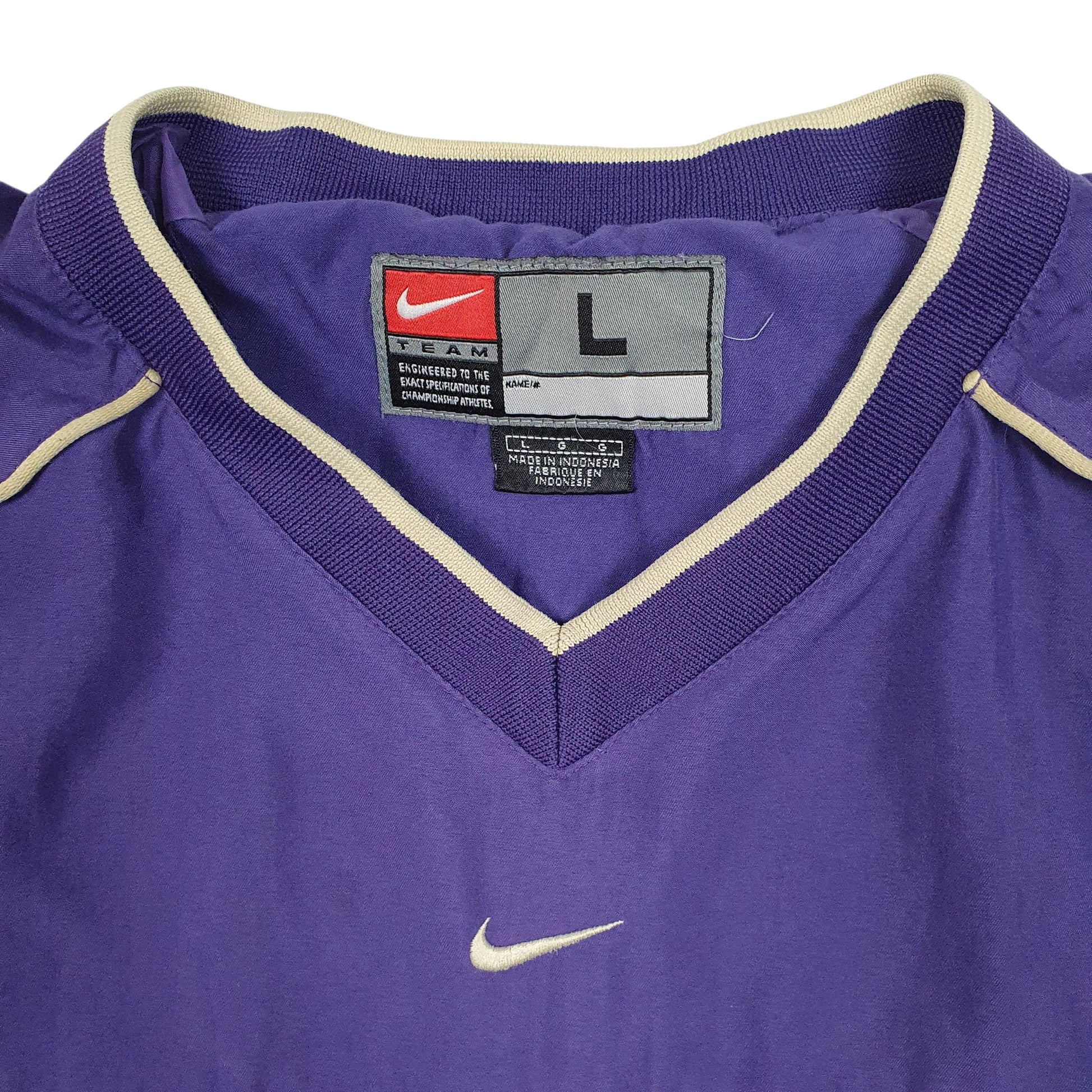 Mens Purple Nike Vintage 00s Team Washington Huskies Sweatshirt  Coat