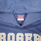 Mens Blue Champion Vintage 00s Hoodie Jumper
