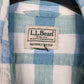 Mens Blue L.L.Bean   Shirt
