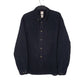 Mens Black H&M Corduroy Long Sleeve Shirt