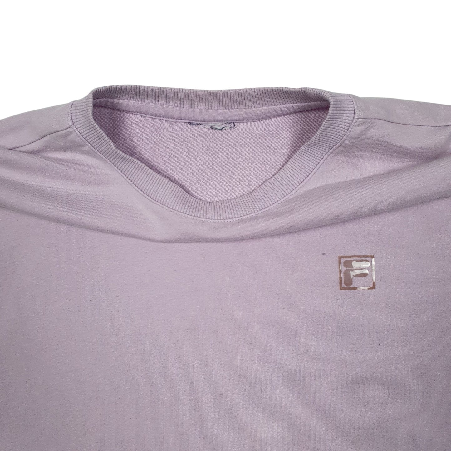 Mens Purple Fila  Crewneck Jumper