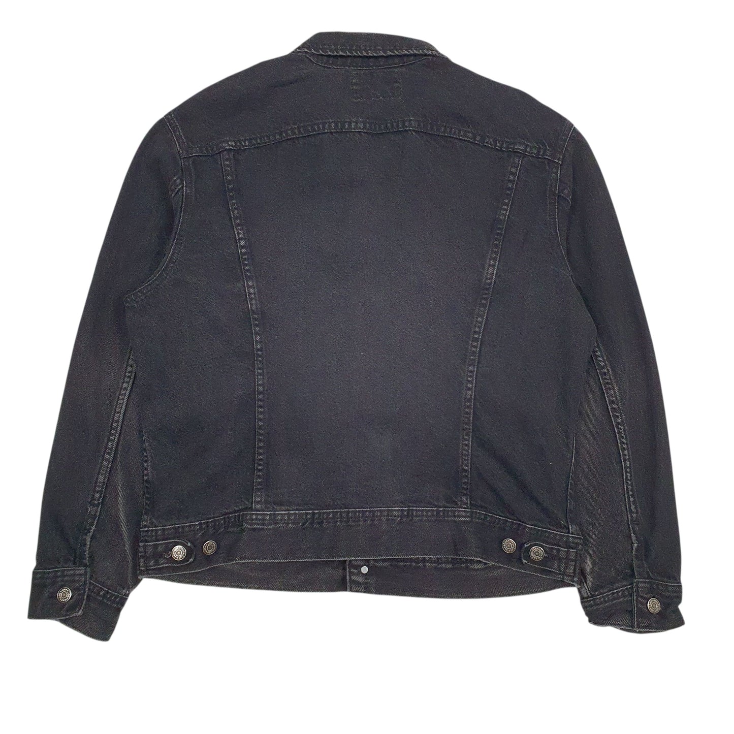 Mens Black Lee Type 3 Vintage 90s Made In USA.  Coat