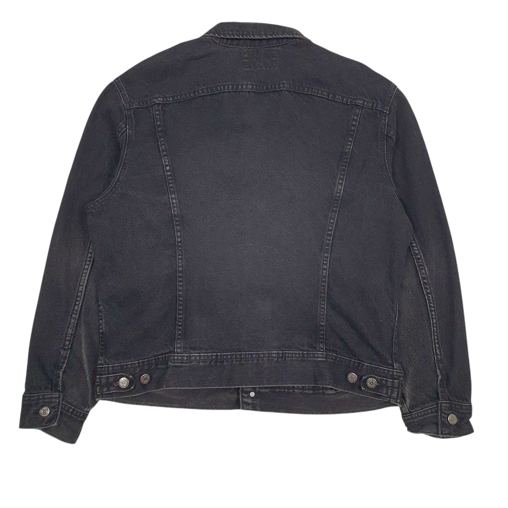 Mens Black Lee Type 3 Vintage 90s Made In USA.  Coat