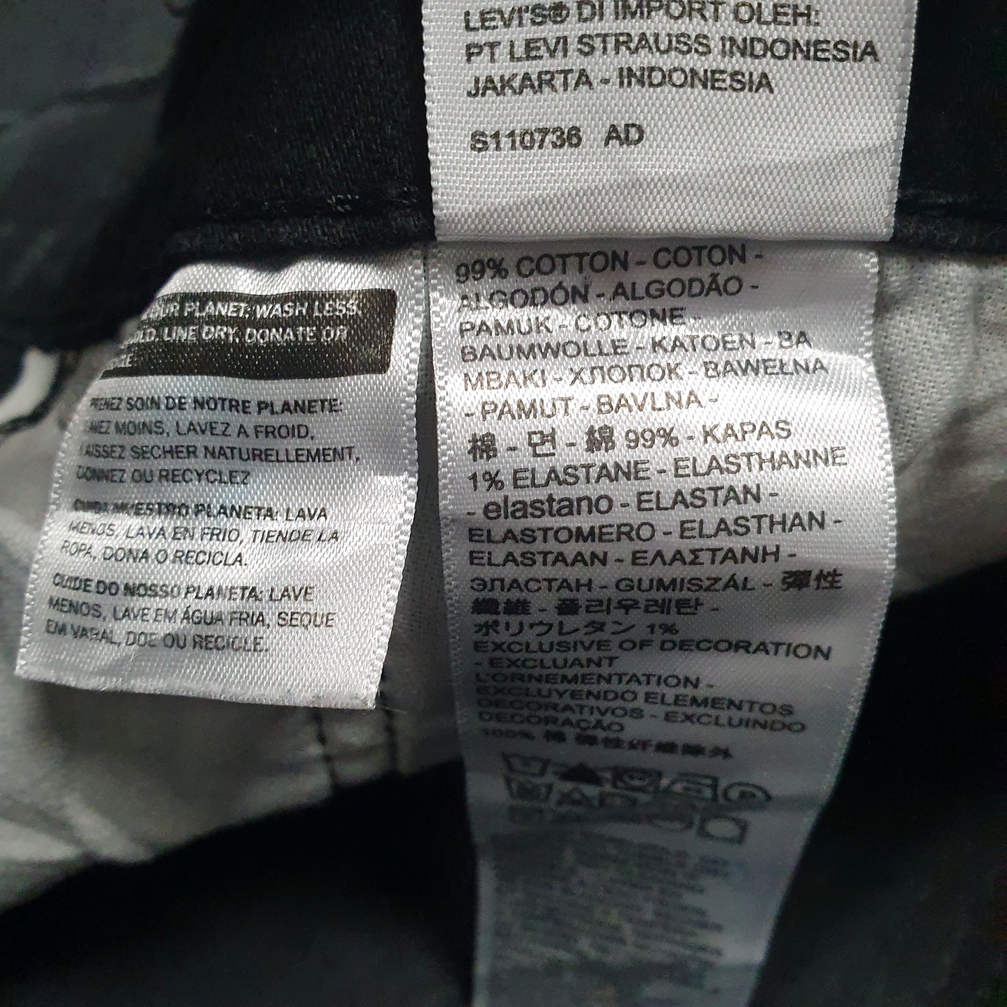 Mens Black Levis   Jeans