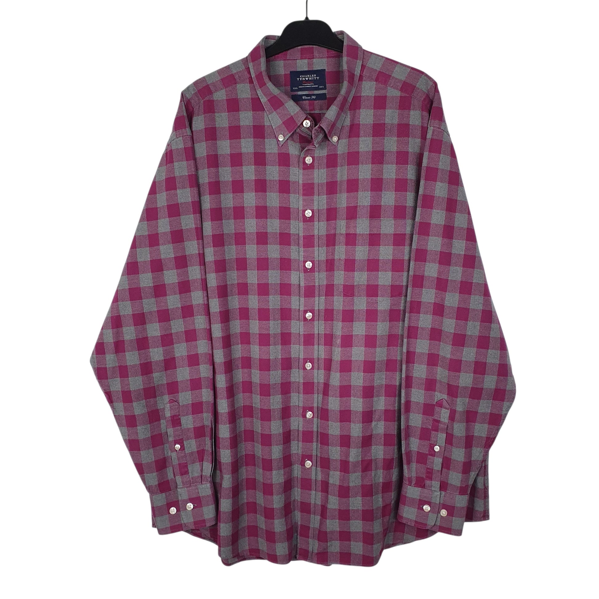 Mens Pink Charles Tyrwhitt  Long Sleeve Shirt