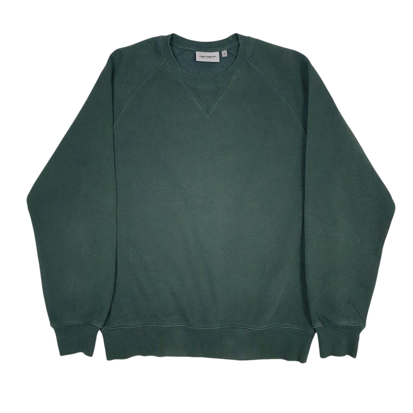 Mens Green Carhartt  Crewneck Jumper