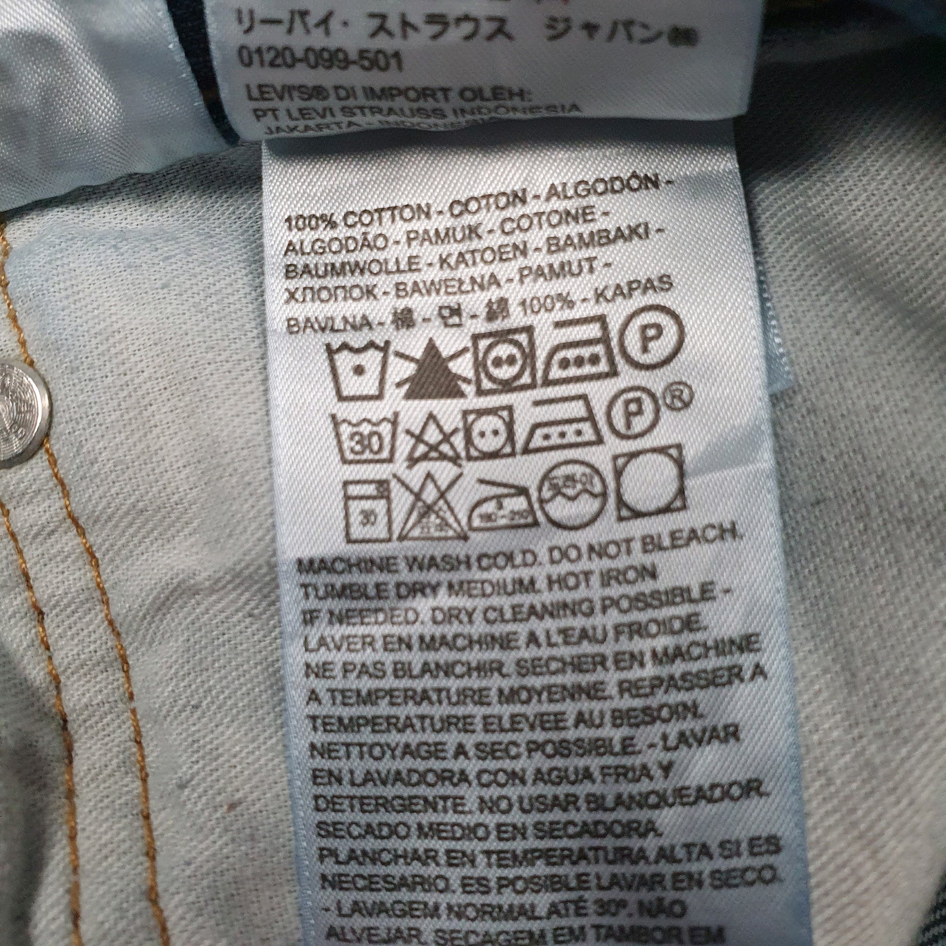 Mens Blue Levis   Jeans