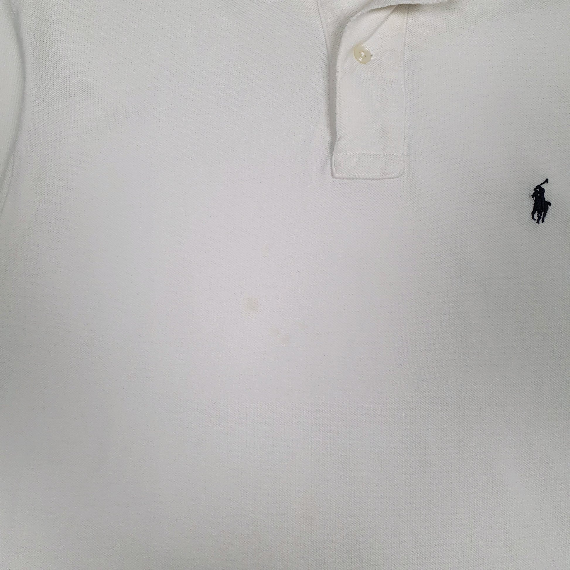 Mens White Polo Ralph Lauren   Polo Shirt