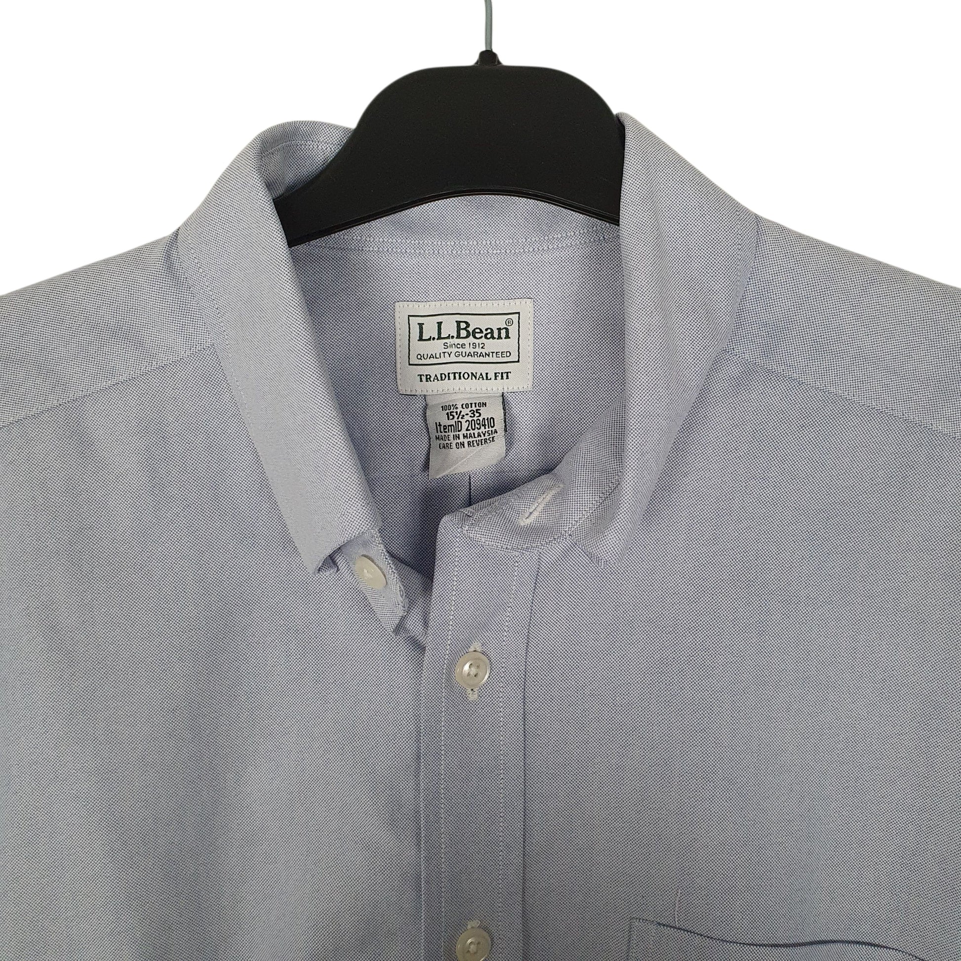 Mens Blue L.L.Bean   Shirt