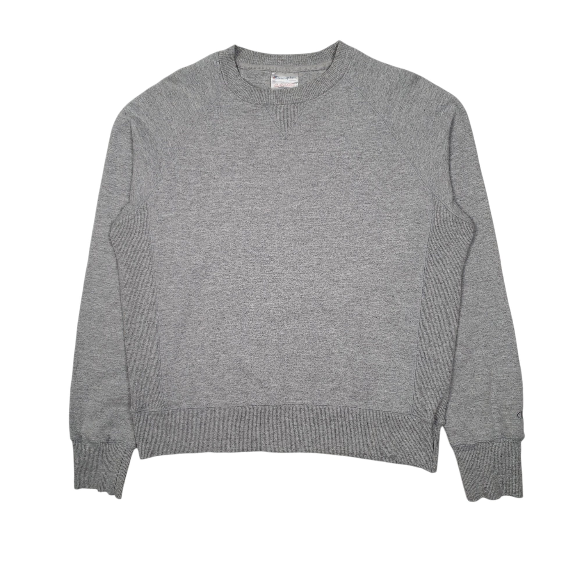 Womens Grey Champion  Crewneck Jumper