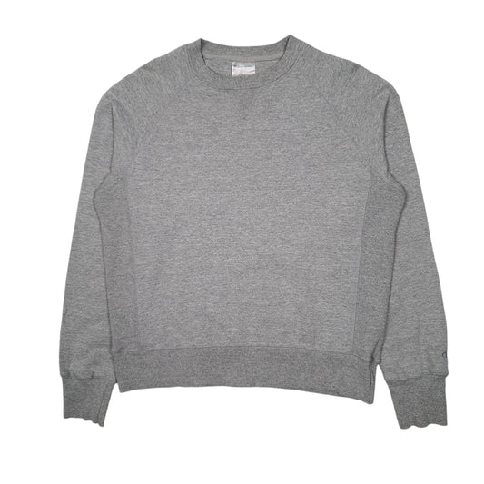 Womens Grey Champion  Crewneck Jumper
