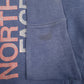 Womens Blue The North Face Spellout Hoodie Jumper
