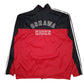 Mens Red Adidas Oshawa Kicks Vintage 2000s Full Zip Coat