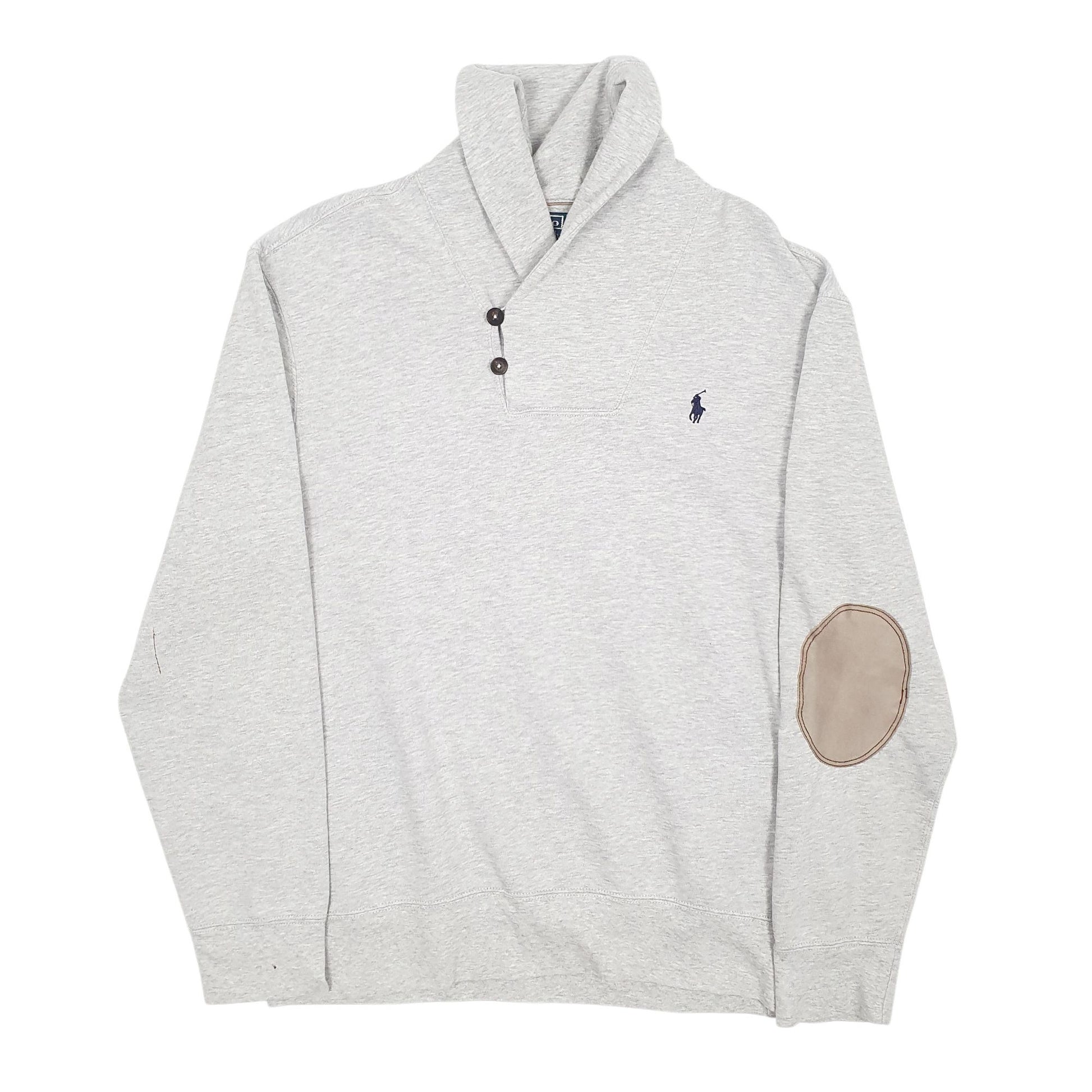 Mens Grey Polo Ralph Lauren  Shoal Neck Jumper