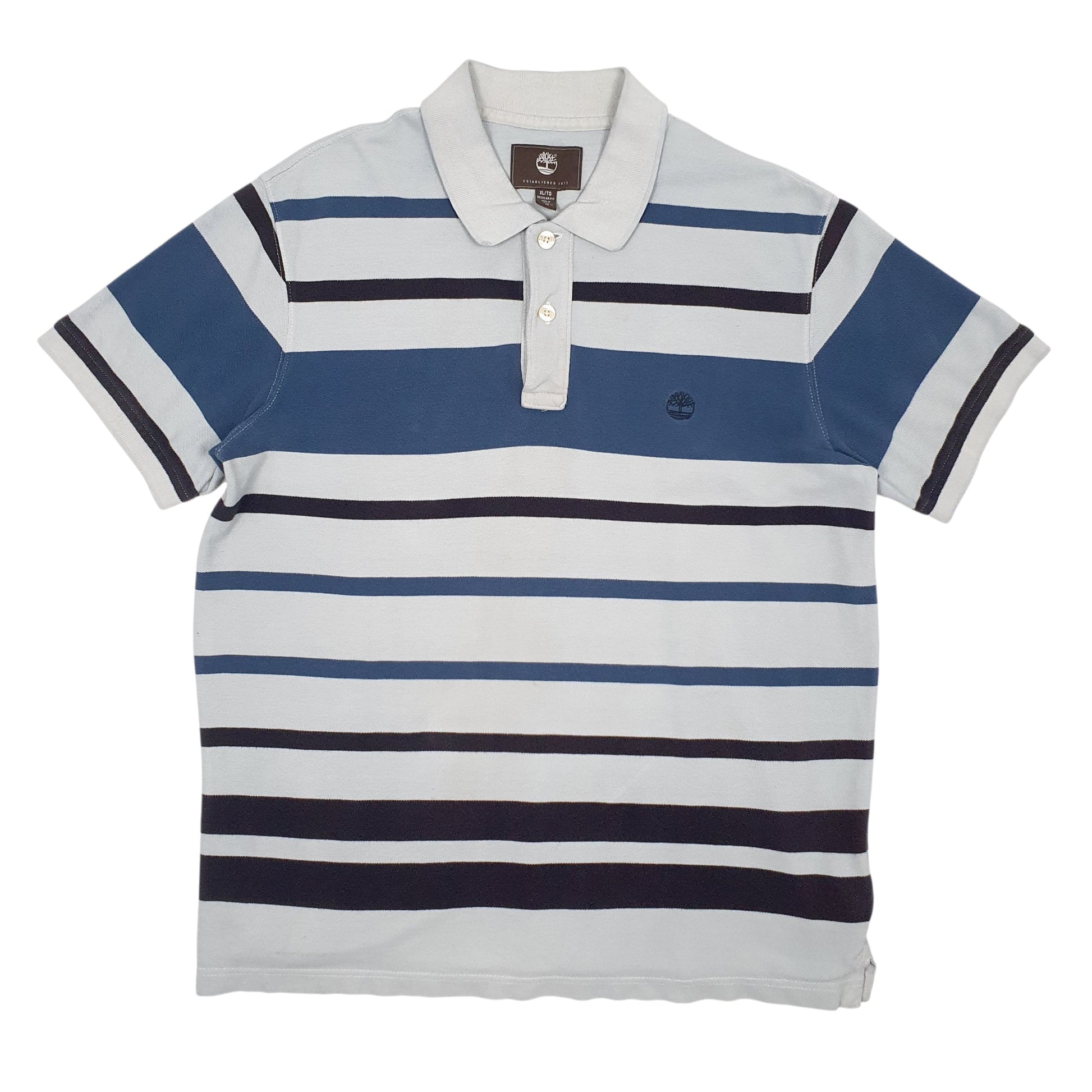 Mens Grey Timberland  Short Sleeve Polo Shirt